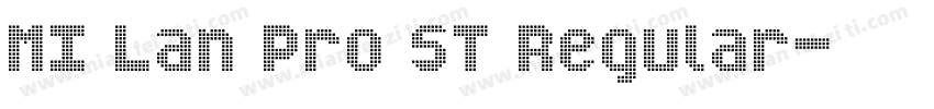 MI Lan Pro ST Regular字体转换